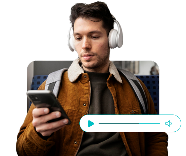 audio no artigo